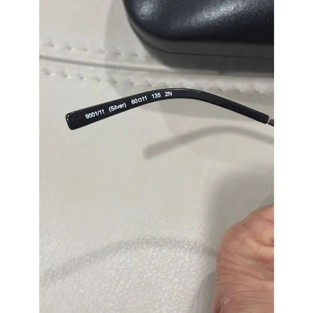 Coach Juliana Silver Aviator Sunglasses